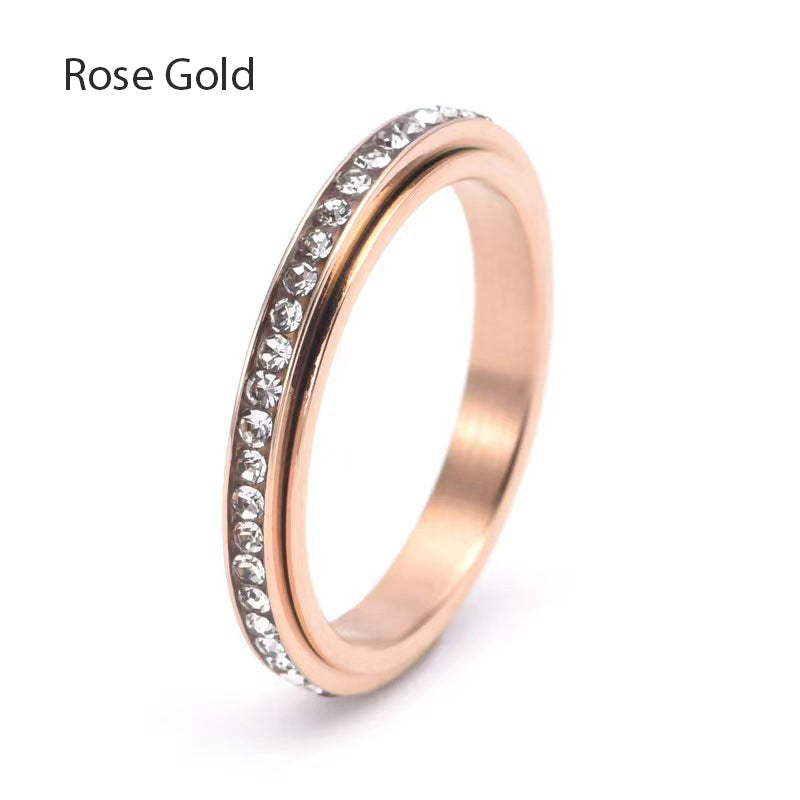 ThermogenFit Moissanite Spinner Ring