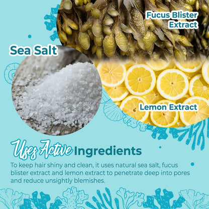 Hair Follicle Scalp Deep Clean Sea Salt Shampoo
