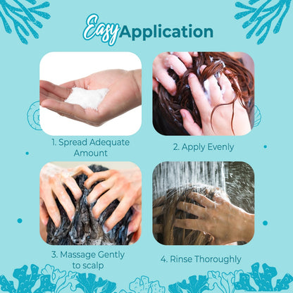 Hair Follicle Scalp Deep Clean Sea Salt Shampoo