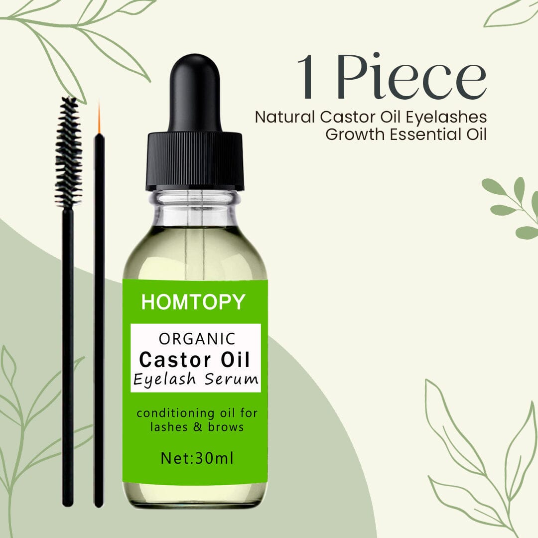 Natural Castor Oil Eyelashes Growth Essential Oil