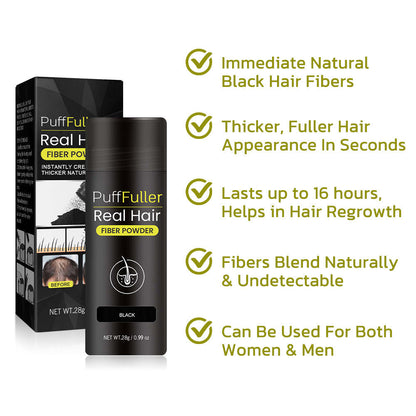 PuffFuller Real Hair Fiber Powder