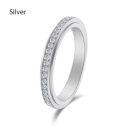 ThermogenFit Moissanite Spinner Ring